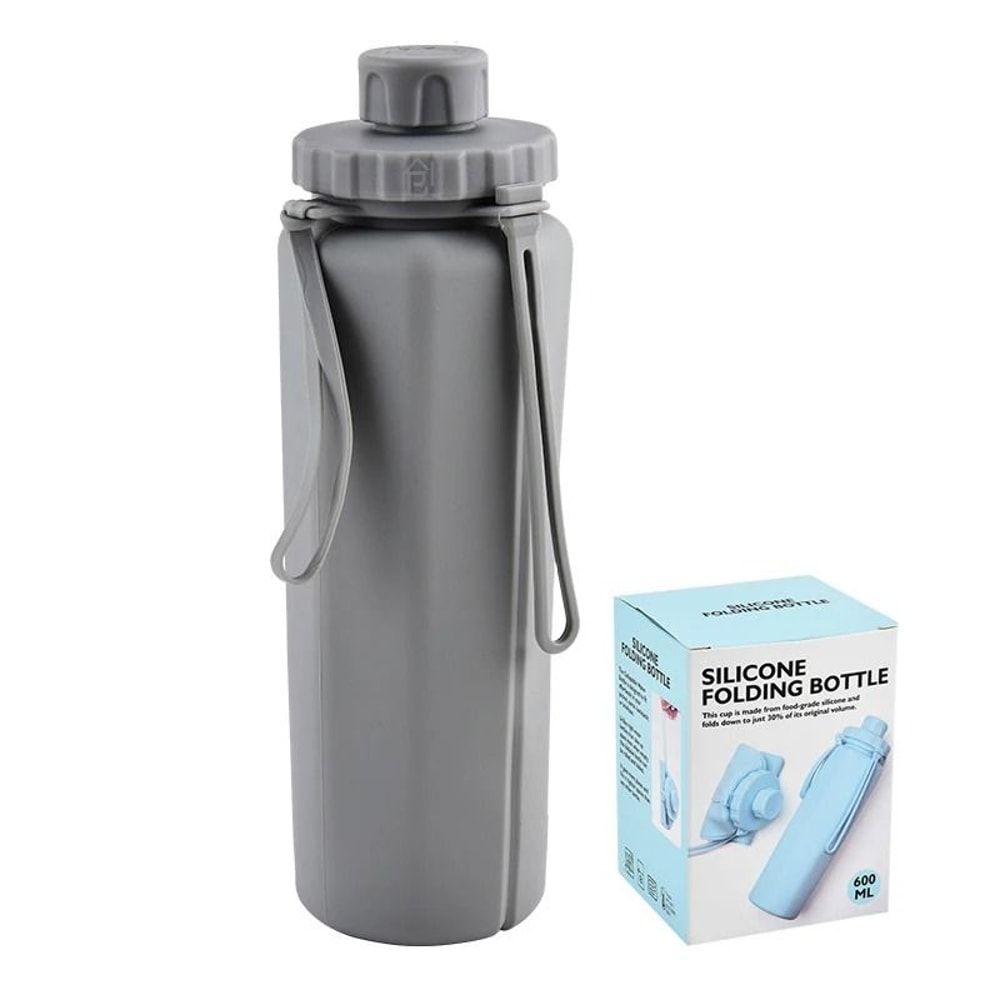 600ML HighPerformance Collapsible Silicone Water Bottle 9
