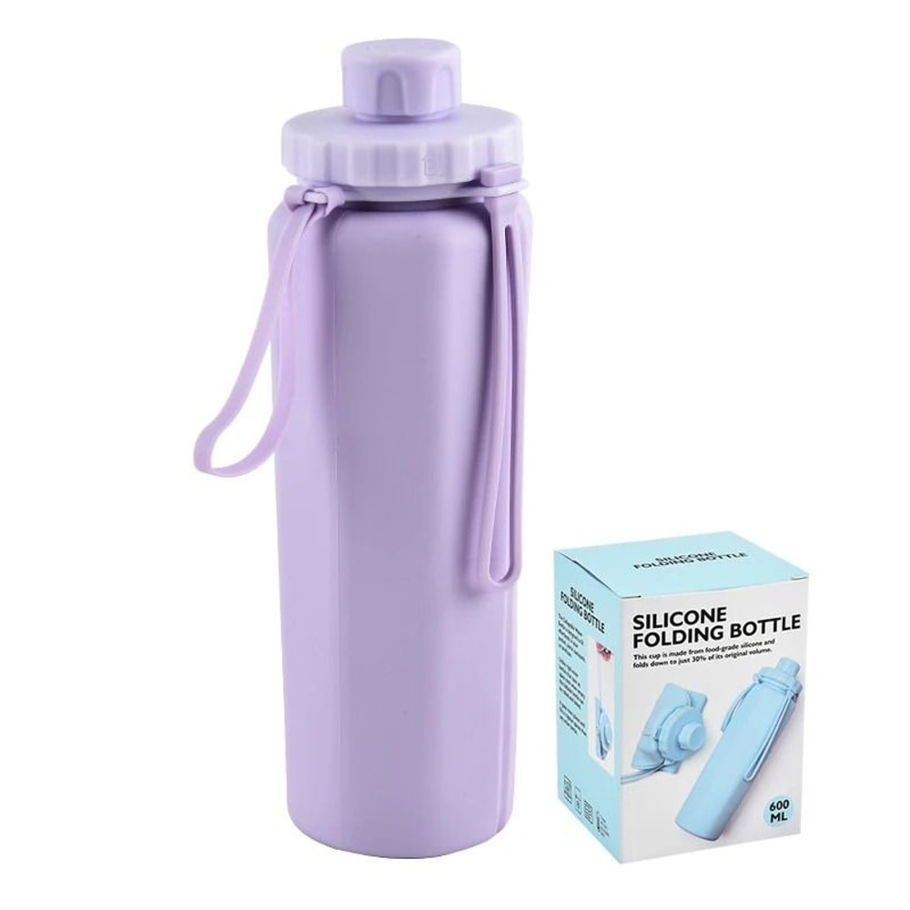 600ML HighPerformance Collapsible Silicone Water Bottle 8