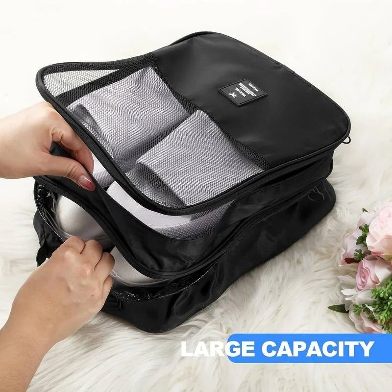 3Layer Portable Travel Shoe Storage Bag 3