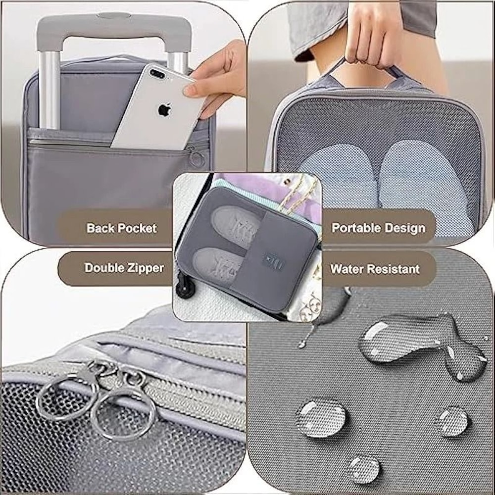 3Layer Portable Travel Shoe Storage Bag 4