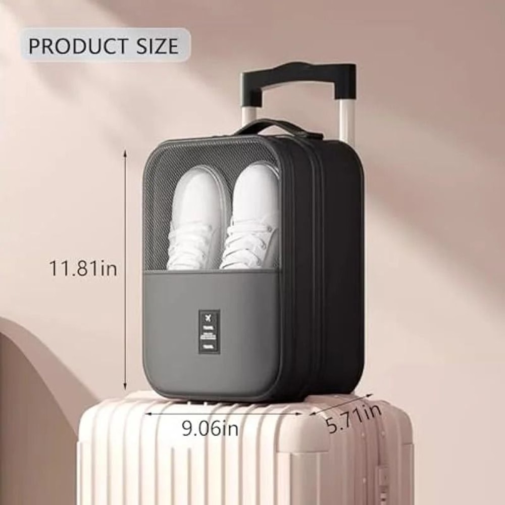 3Layer Portable Travel Shoe Storage Bag 5