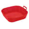 Square Reusable Silicone Air Fryer Pan 9