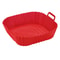Square Reusable Silicone Air Fryer Pan 9