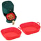 Square Reusable Silicone Air Fryer Pan 13
