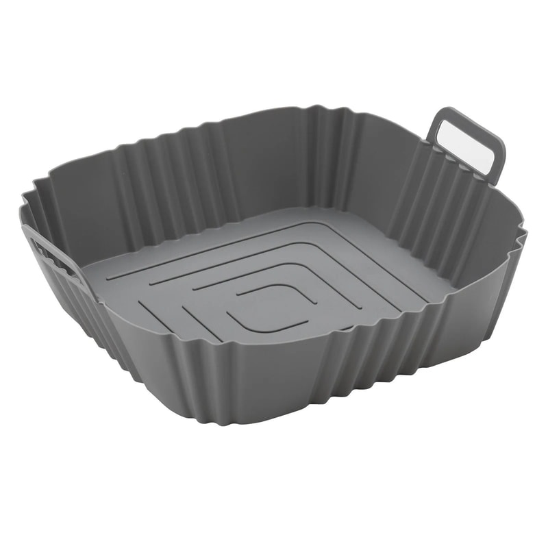 Square Reusable Silicone Air Fryer Pan 7