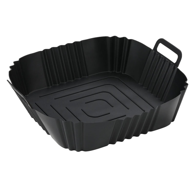 Square Reusable Silicone Air Fryer Pan 8