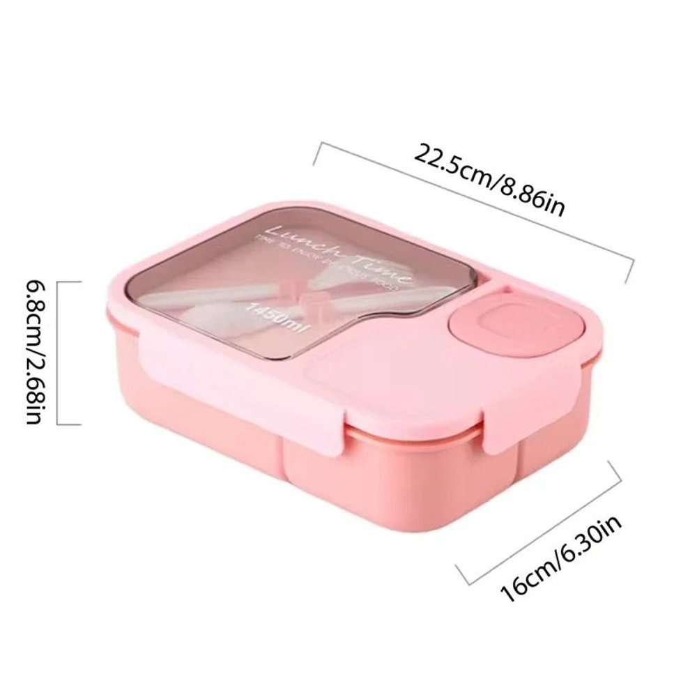 Kids Bento Lunch Box With Integrated Tableware 8