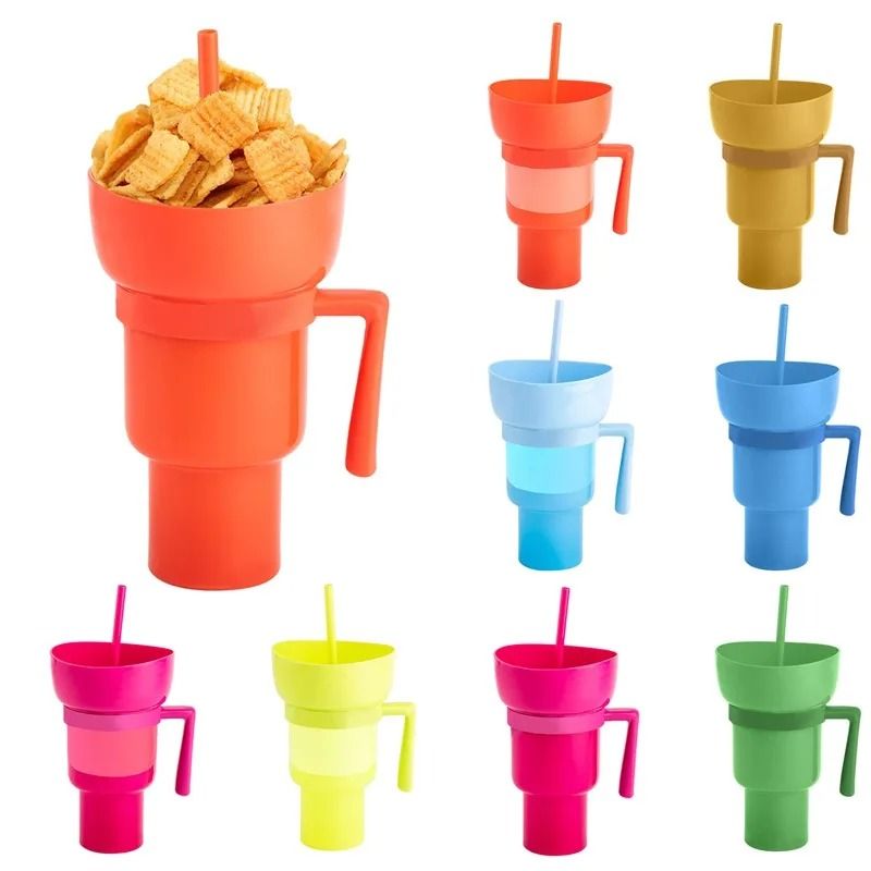 2In1 HighCapacity Stadium Snack Beverage Cup 0