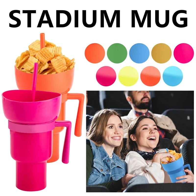 2In1 HighCapacity Stadium Snack Beverage Cup 2