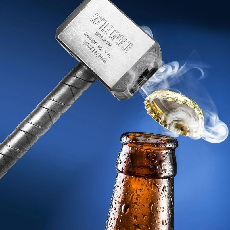 Professional HammerShaped Beer Bottle Opener 0