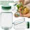 Portable Leakproof SideOpening Salad Fruit Container 0