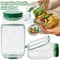 Portable Leakproof SideOpening Salad Fruit Container 0