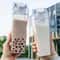 1000ml Portable Square MilkStyle Water Bottle 2
