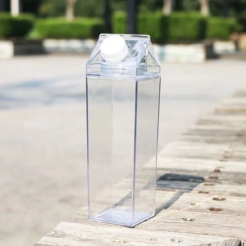 1000ml Portable Square MilkStyle Water Bottle 4