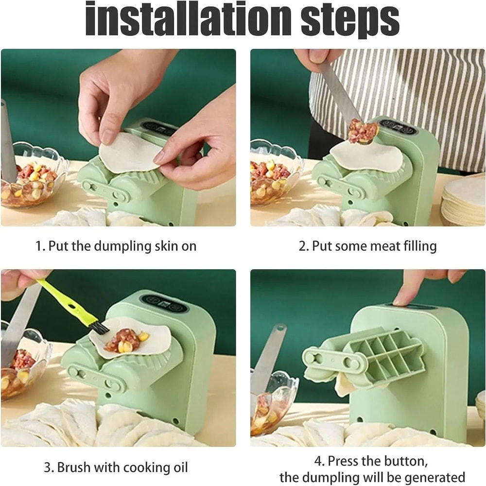 Electric Automatic Dumpling Empanada Maker Machine 5
