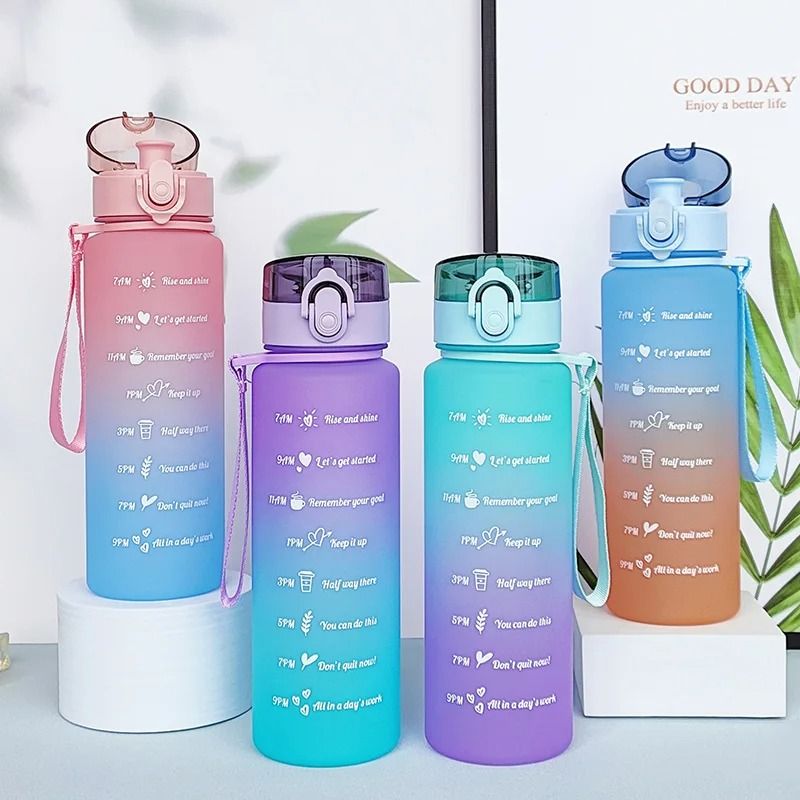 900ML HighPerformance Gradient Sports Water Bottle 0