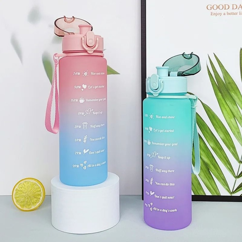900ML HighPerformance Gradient Sports Water Bottle 2