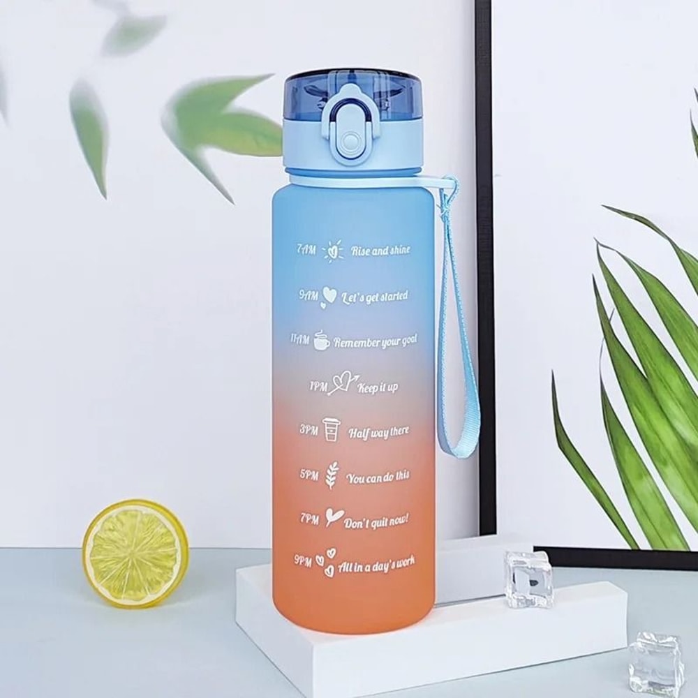 900ML HighPerformance Gradient Sports Water Bottle 8