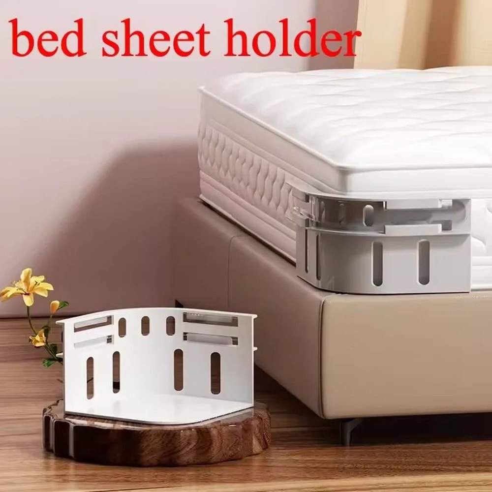 4Piece Invisible Bed Sheet Corner Tighteners 1