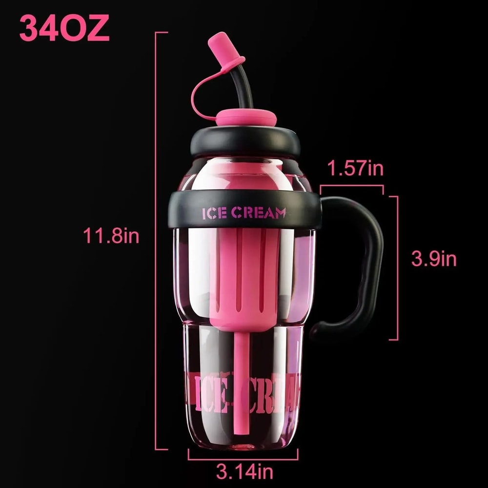 1200ML HighCapacity Sports Belly Water Bottle 5