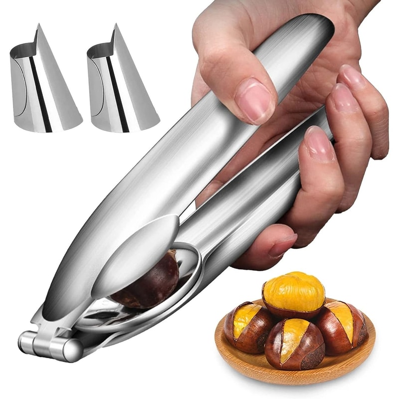 Stainless Steel Professional Chestnut Walnut Cracker Tool 0