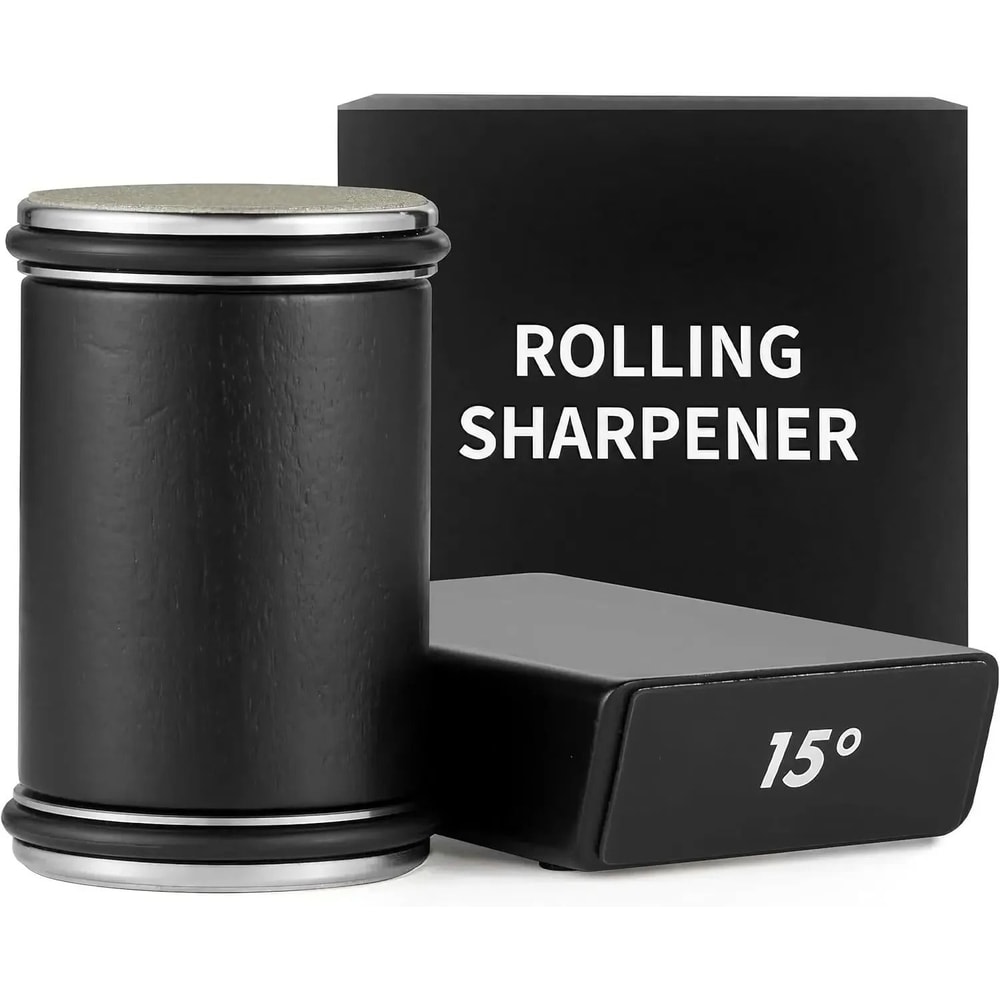 Rolling Knife Sharpener Kit With Magnetic Angle Base 6