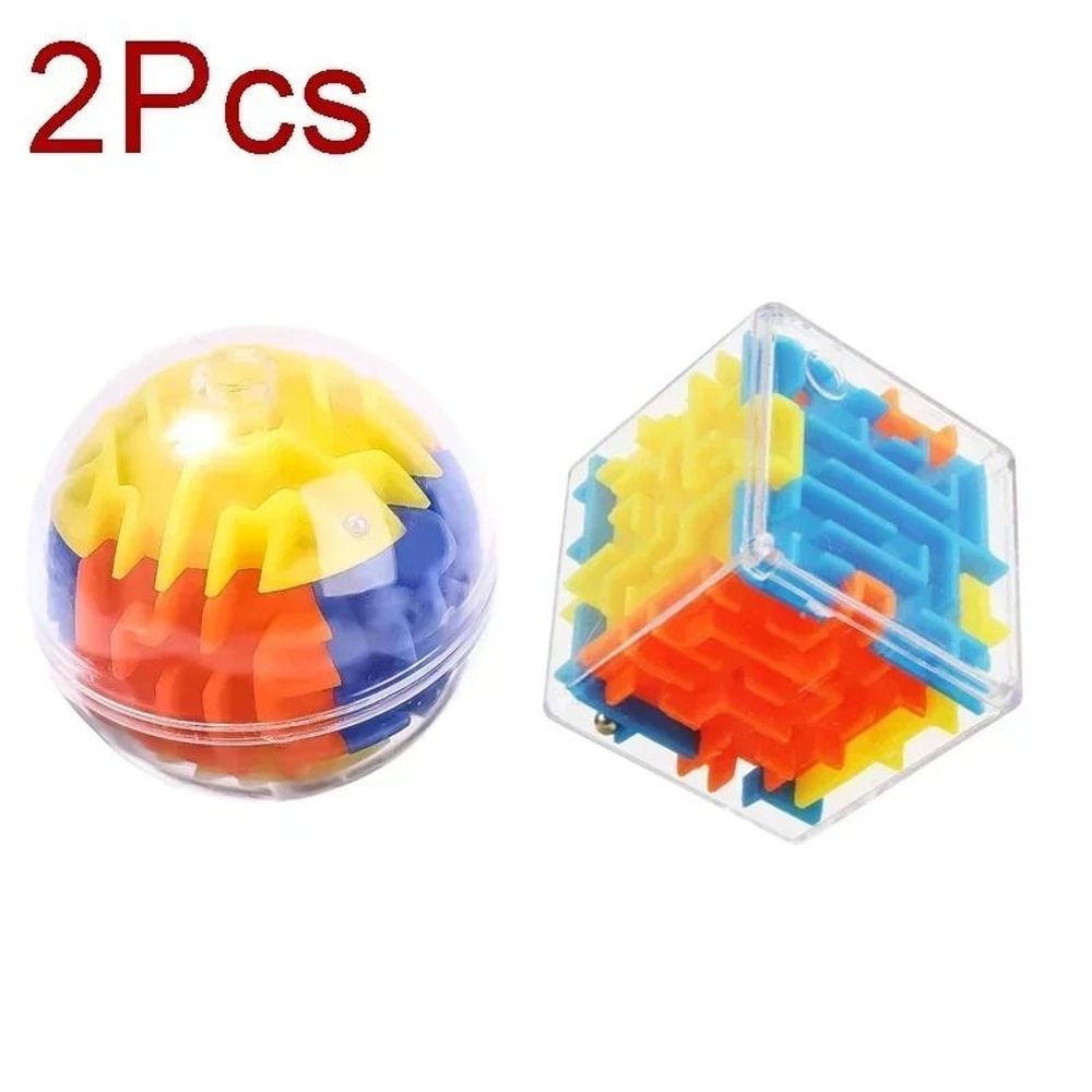 3D Maze Magic Cube Sixsided Transparent Speed Puzzle 8