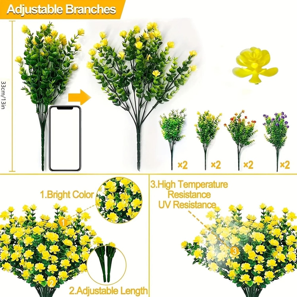 Realistic Simulation Floral Bouquets For Home And Garden Decor 1