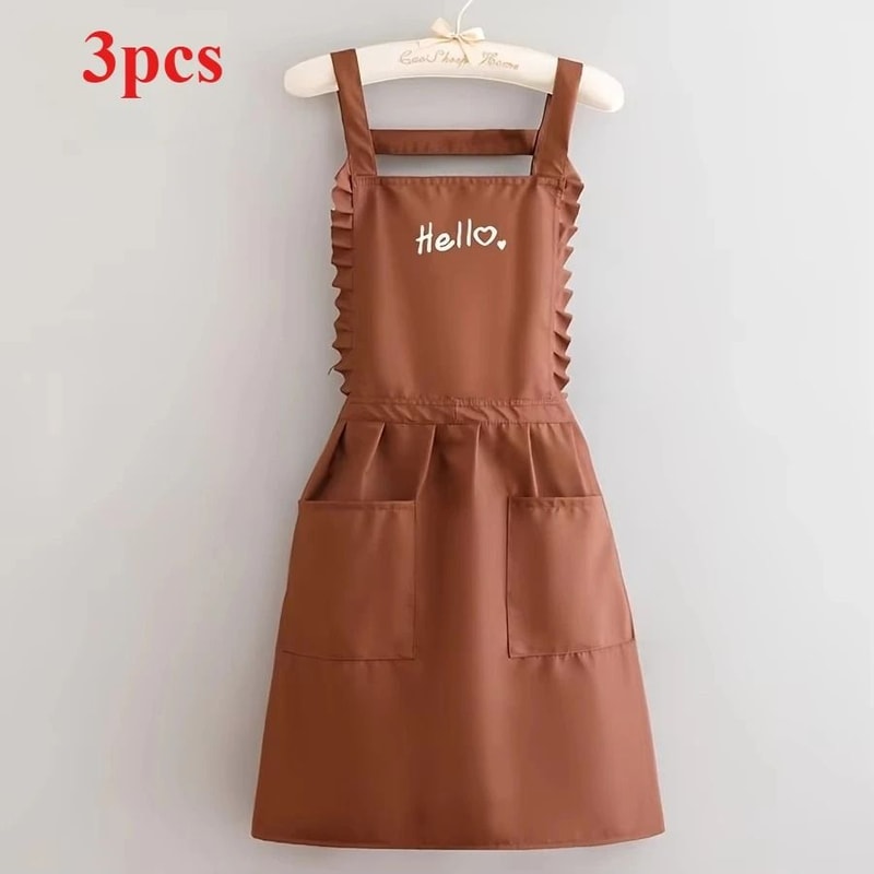 Princess Style Waterproof Professional Work Uniform Apron 11