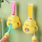 IndustrialStandard Automatic Yellow Duck Toothpaste Dispenser Professional Toothbrush Holder 2