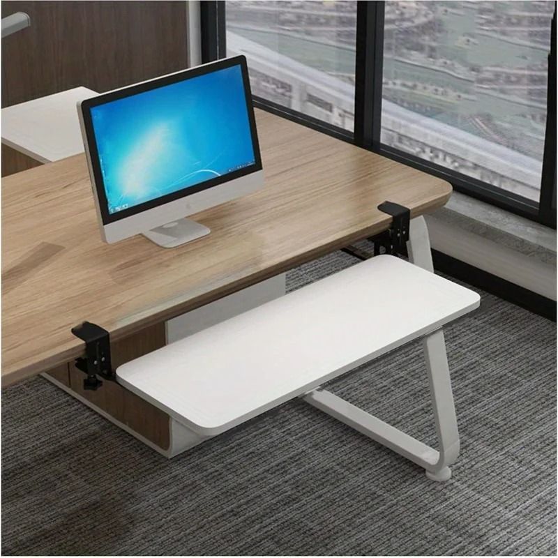 Ergonomic ClampOn UnderDesk Sliding Keyboard Tray 8