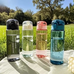 780ml bpa-free transparent portable water bottle