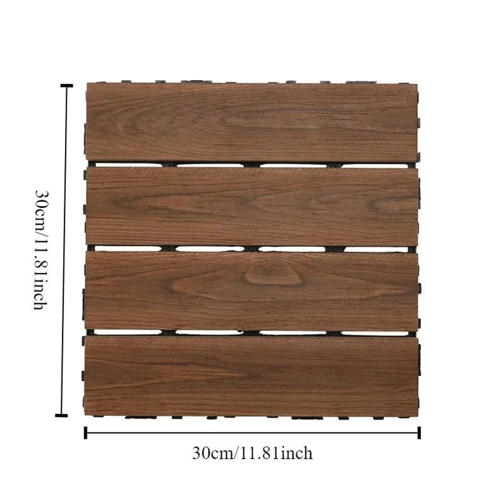Professional Splicing Solid Wood Interconnected Floor Tiles 5