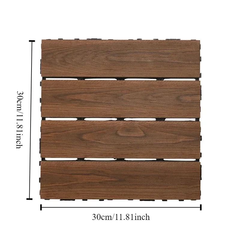 Professional Splicing Solid Wood Interconnected Floor Tiles 5