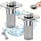 2Pack Stainless Steel PopUp Universal Sink Drain Strainer 0