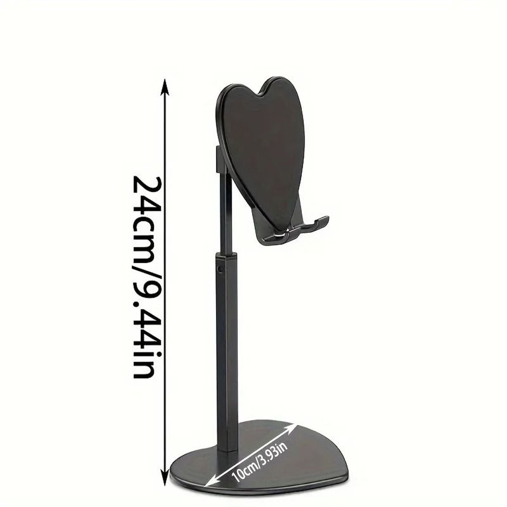 Universal Adjustable HeartShaped Desktop Mobile Phone Stand 1