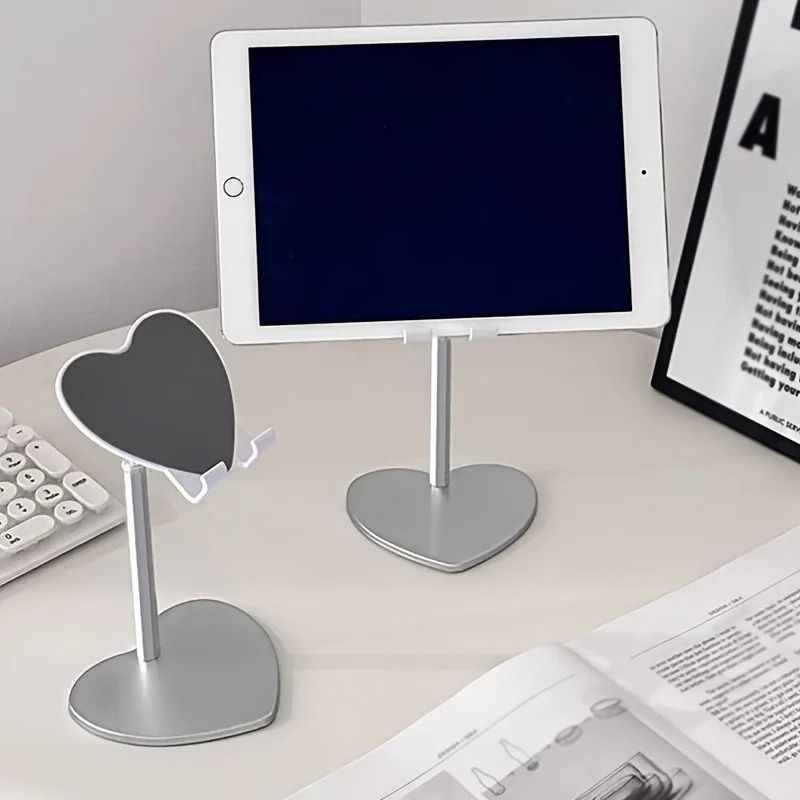 Universal Adjustable HeartShaped Desktop Mobile Phone Stand 2