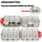 Professional Portable Folding Pill Organizer Case 2