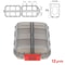 Professional Portable Folding Pill Organizer Case 6