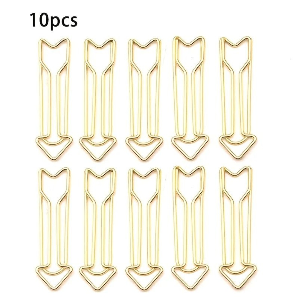 Professional ArrowShaped Metal Paper Clips For Office Organization 2