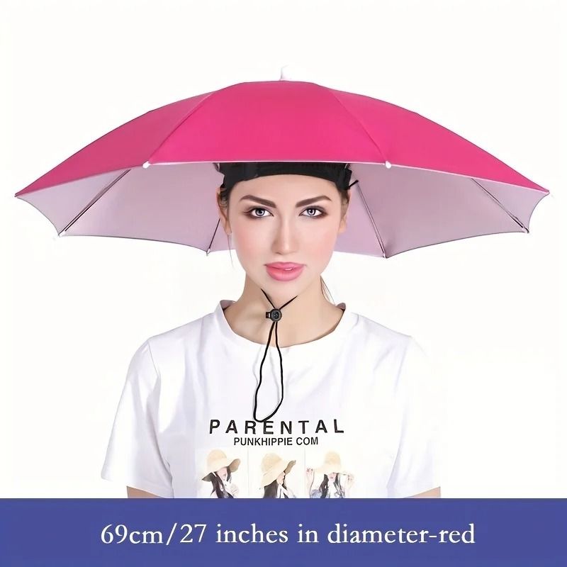 IndustrialStandard HandsFree Wearable Sunscreen Umbrella Hat 4