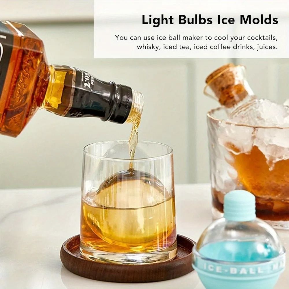 Spherical Ice Molds For Whiskey And Cocktails 5