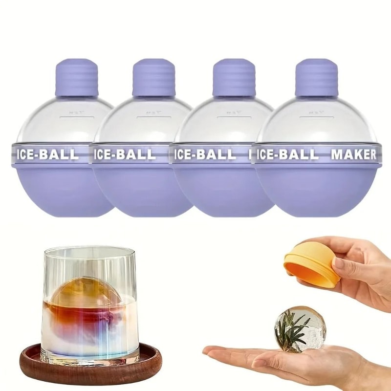 Spherical Ice Molds For Whiskey And Cocktails 7