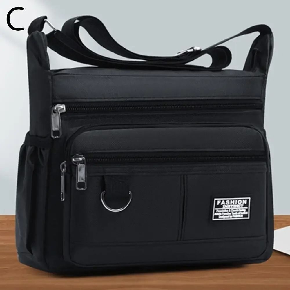 Mens HighCapacity Business And Leisure Crossbody Bag 8