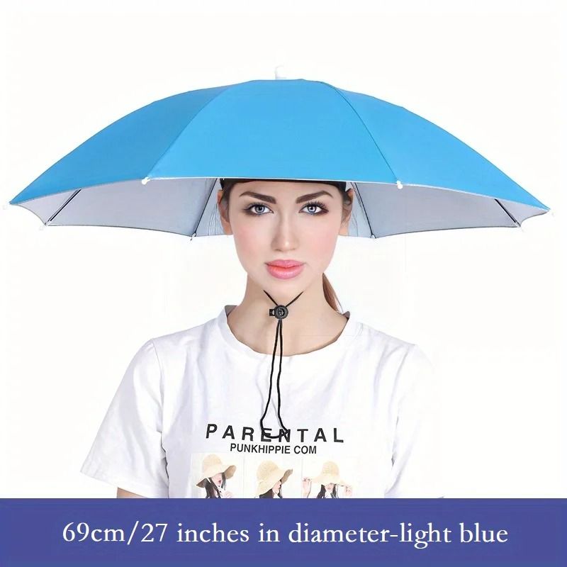 Lightweight Wearable Sun Umbrella Hat 9
