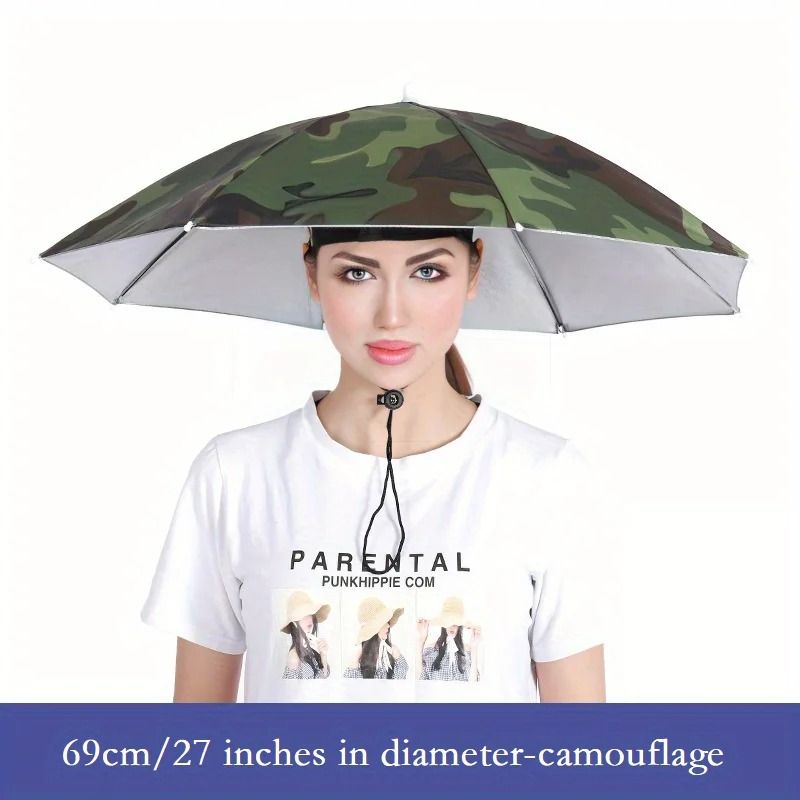Lightweight Wearable Sun Umbrella Hat 7