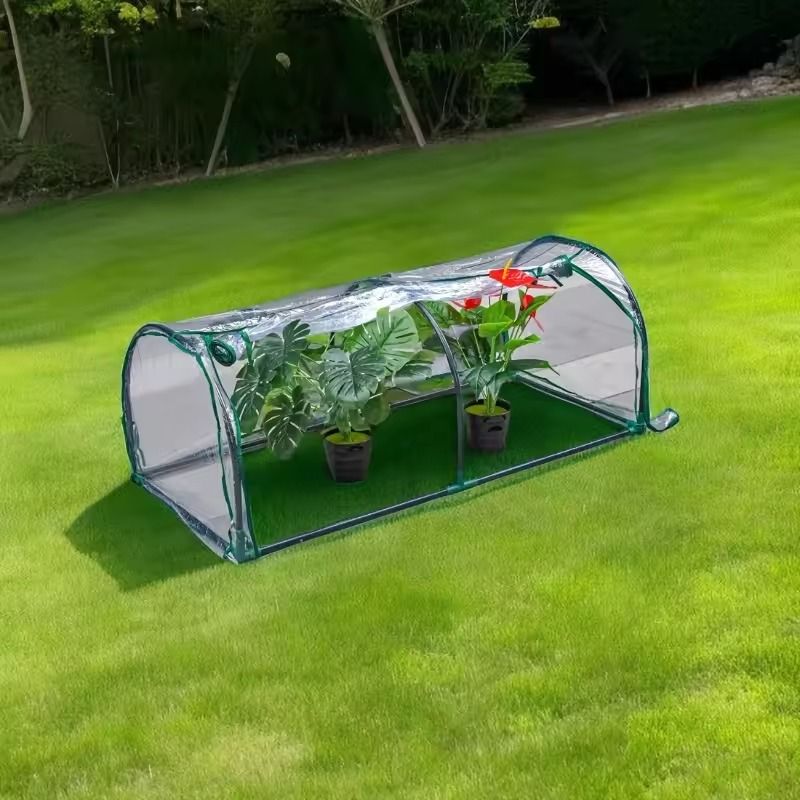 Transparent Plastic Greenhouse And Plant Tent Cover 5