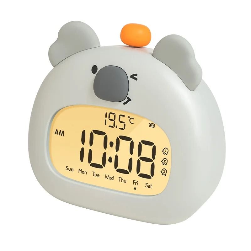 Cute Capybara Bedside LED Kids Alarm Clock 8