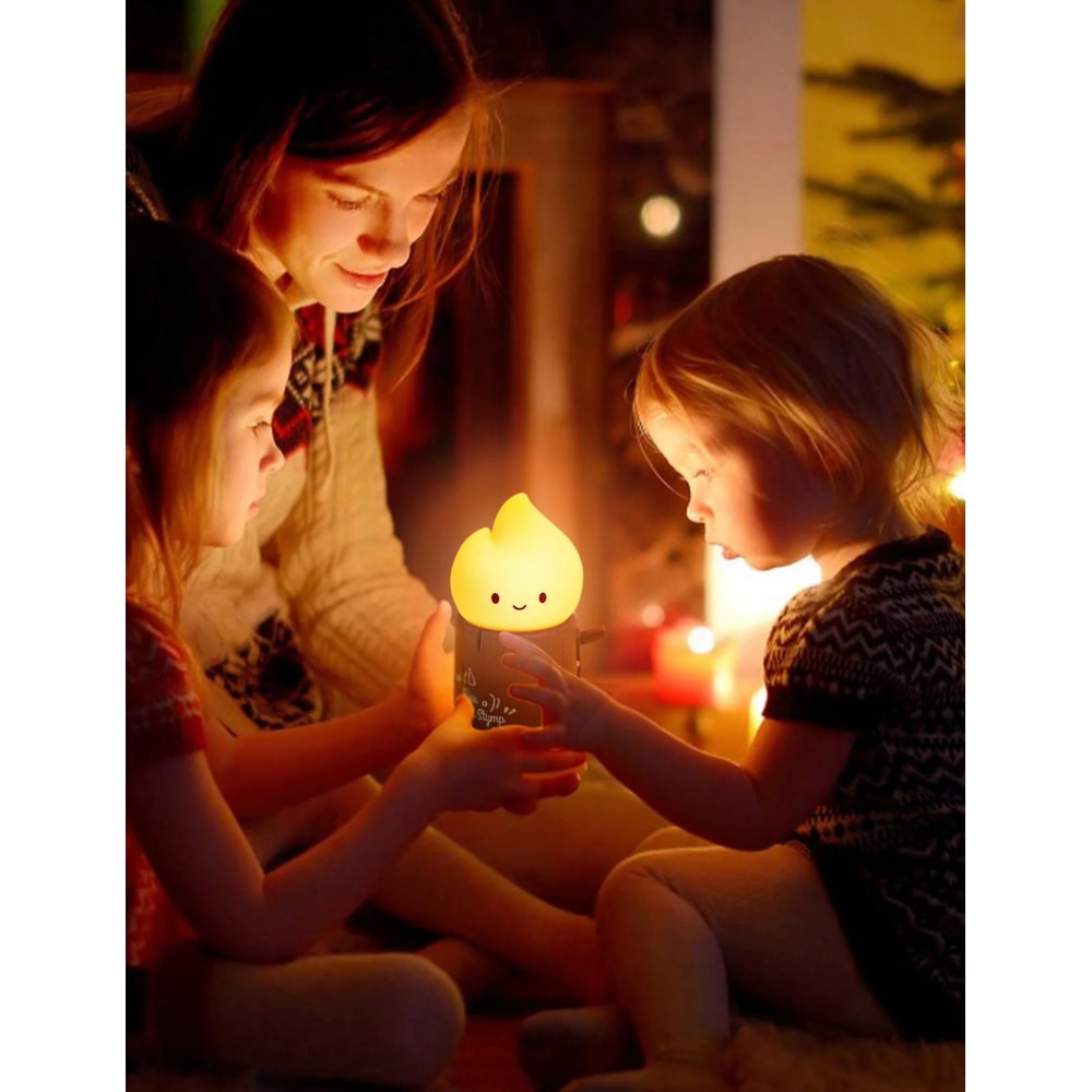 Dimmable Flameless Candle Sleeping Night Light 2
