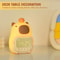 Cute Capybara Rechargeable Kids Alarm Clock Night Light 2